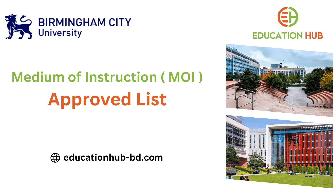 Medium of Instruction Approved List